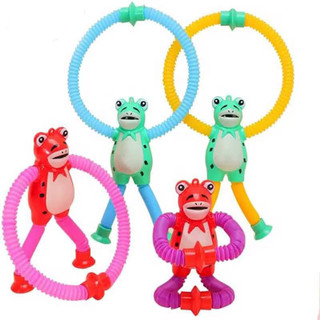 اسباب بازی مدل غورباقه دست و پا خرطومی طرح چسبونک
